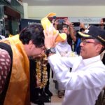 PJ Walikota Tanjungpinang Hasan Sambut Wisnus di Bandara Raja Haji Fisabilillah