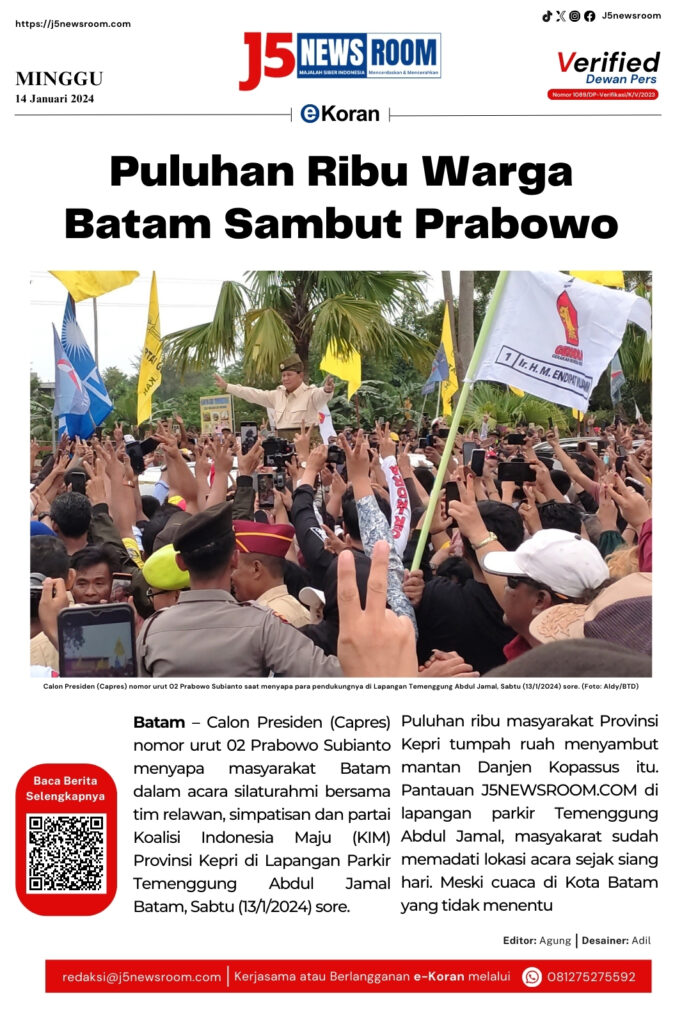 Edisi Minggu, 14 Januari 2024