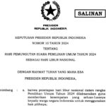 Presiden Tetapkan 14 Februari 2014 Sebagai Hari Libur Nasional