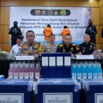 Kepala BC Batam dan Kapolda Kepri Gelar Pers Confrence Penyelundupan Mikol