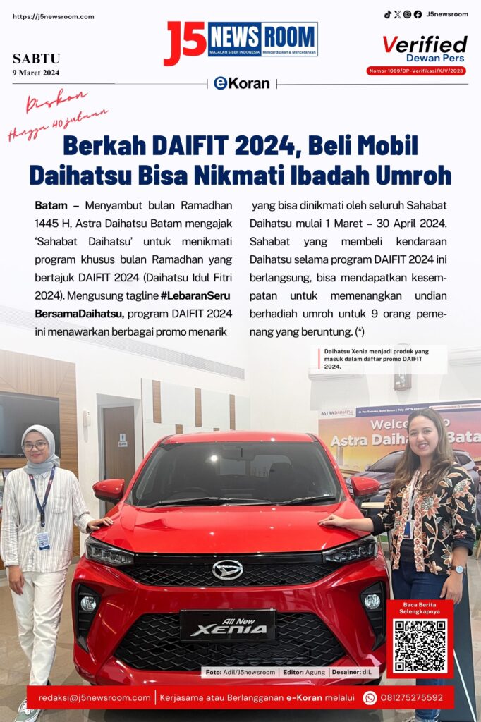 Edisi Sabtu, 9 Maret 2024