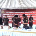 Kejagung Musnahkan Narkotika dan Handphone di Kejari Batam