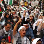 Ratusan Warga Indonesia Pertegas Dukungan bagi Rakyat Palestina