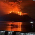 Gunung Ruang di Sulut Meletus, Ratusan Orang Mengungsi