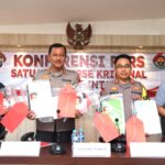 Polres Bintan Gelar Konfrensi Pers Kasus Pemalsuan Surat Tanah dengan Tersangka Mantan Walikota Tanjungpinang Hasan