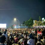 Warga Batam Antusias Nobar Timnas Indonesia U-23 vs Guinea di Sekretariat KONI Batam