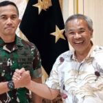 Dr Aqua Dwipayana Silaturahim ke Pangdam IX/Udayana Mayjen TNI Bambang Trisnohadi