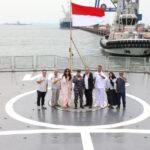 KRI Bung Tomo 357 Singgah di Pelabuhan Batu Ampar Sepulang Latihan Bersama Pemerintah Vietnam