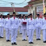 Bhahinkamtibmas dan Bhabinsa Kompak Latih Paskibaraka Pulau Terluar di Kabupaten Bintan