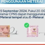 Begini Cara Pasang E-Meterai yang Benar Bagi Calon Pelamar CPNS