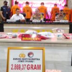 Dua Pekan, Polres Karimun Ungkap 5 Kasus Narkoba Sita 2.869,37 Gram Sabu