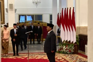 Presiden Prabowo Lantik Menteri Kabinet Merah Putih, Ini Daftar Namanya..