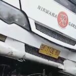 Bus Nirwana Garden Kecelakaan di Teluk Sebong Lagoi Bintan, Seorang Pemotor Luka Serius