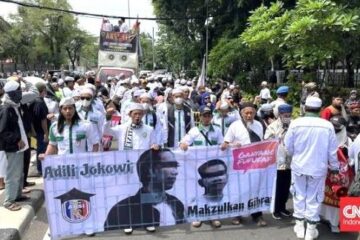 Gelar Aksi Demo, Massa Aksi 411 Desak Tangkap Fufufafa dan Jokowi