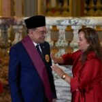 Perdana Menteri Malaysia Anwar Ibrahim Terima Anugerah Order of the Sun oleh Peru 