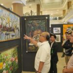 Semarak Hari Bakti, BP Batam Bersama Komunitas Kampung Seni Batam Gelar Pameran Lukisan