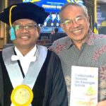 Dr Aqua Dwipayana Hadiri Pengukuhan Guru Besar Prof Dr Imron Mawardi di Unair