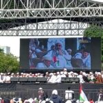 Habib Rizieq dan Ribuan Massa Gelar Reuni Akbar PA 212 Kumpul di Monas Jakarta