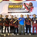 Tim INKANAS Polda Kepri Raih Empat Medali di Kejurnas Karate Piala Kapolri 2024