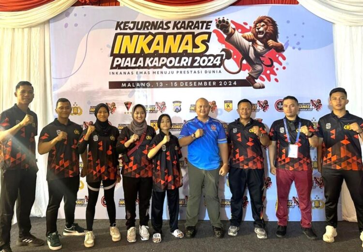 Tim INKANAS Polda Kepri Raih Empat Medali di Kejurnas Karate Piala Kapolri 2024