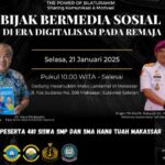 “Duet Maut” Pakar Komunikasi Dr Aqua Dwipayana dengan Sang Putra Bungsu Savero Karamiveta Dwipayana di Lantamal VI Makassar