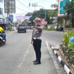 Satlantas Polres Karimun Gelar Strong Point Sore di Titik Rawan Kecelakaan dan Kemacetan