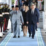 Presiden Prabowo Sambut Kunjungan Sekretaris Dewan Keamanan Rusia Sergei Shoigu di Istana Merdeka