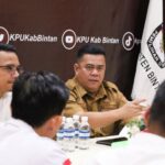 Sekda Bintan Kunjungi KPU Bintan, Koordinasi Tahapan Hasil Pilkada Serentak 2024