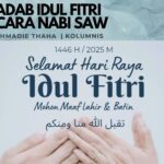 Adab Idul Fitri Cara Nabi Saw