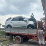 Nyawa Pemotor Tidak Tertong Usai Terlibat Lakalantas Dengan Toyota Fortuner di Jalan Wacopek Bintan