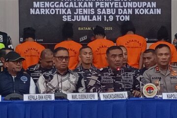 Wakil Gubernur Kepri Apresiasi Penanggulangan Penyulundupan Narkotika 1,9 Ton oleh TNI AL