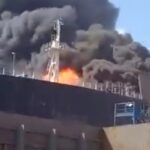 Sedang Docking, Kapal Tanker Federal II Terbakar Hebat di Galangan ASL Shipyard Batam