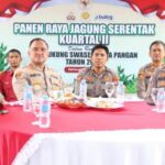 Polres Karimun Gelar Panen Raya Jagung di Kelurahan Sungai Lakam Timur