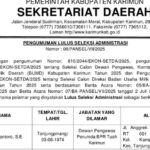 Inilah Nama yang Lolos Seleksi Administrasi Calon Pimpinan BUMD Karimun