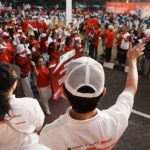 Menag dan Tokoh Lintas Agama Ikuti Gerak Jalan Kerukunan