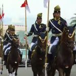 Pasukan Berkuda Iringi Kedatangan Presiden Peru di Istana Merdeka