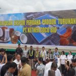 Perusahaan Sulut Ekspor Perdana 260 Ton Santan Beku ke Tiongkok Lewat Kawasan Berikat