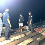 Ratusan Batang Kayu Selundupan Diamankan Bakamla di Dermaga Sagulung Batam