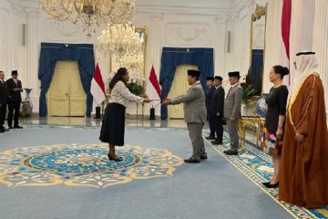 12 Duta Besar Serahkan Surat Kepercayaan ke Prabowo