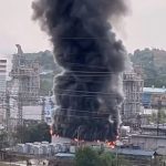 PT Maxpower Indonesia Batam Kebakaran, Asap Pekat Membubung Tinggi