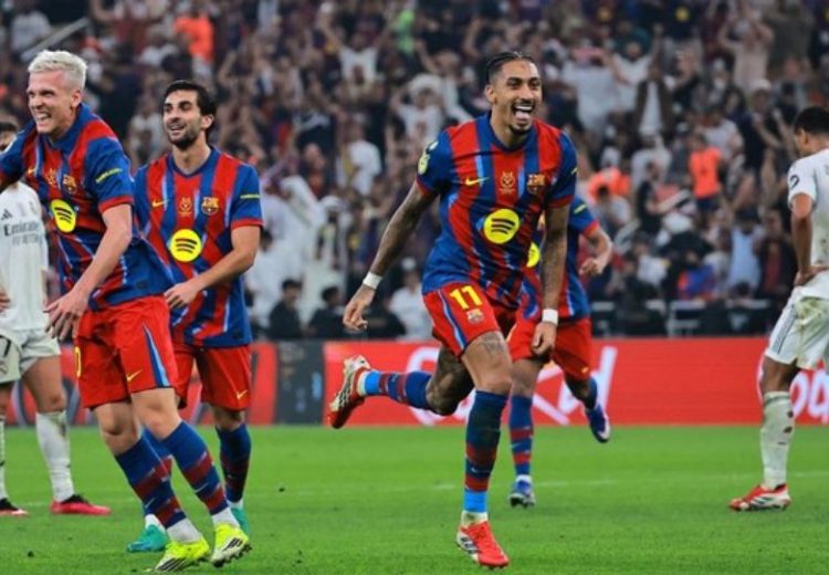 Barcelona Juara Piala Super Spanyol 2026 usai Menang Dramatis atas Real Madrid