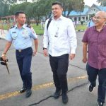 Bertemu Gubernur Sumut Bobby Nasution, Dikenalkan Danlanud Soewondo Marsma TNI Tiopan Hutapea