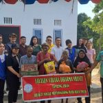 Jelang HPN dan Imlek, PWI Bintan Bersama Vihara Dharma Shanti Berbagi Sembako untuk Puluhan Lansia