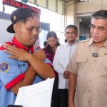 Menaker Yassierli Tinjau Posko Peduli K3 Mudik, Pastikan Awak Angkutan Sehat demi Mudik Aman