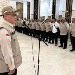 Kadaker Madinah Khalilurrahman Pimpin Apel Perdana Sambut Jemaah Haji