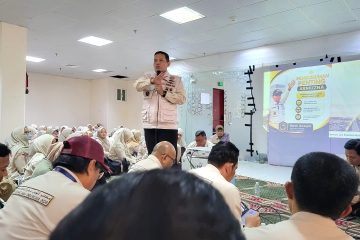 Petugas Haji Daker Madinah Fokus Persiapan Pelayanan di Mina