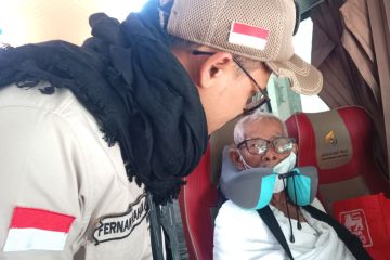 Sampai Bir Ali Jemaah Haji Berusia 103 Tahun Niat Umrah di dalam Bus