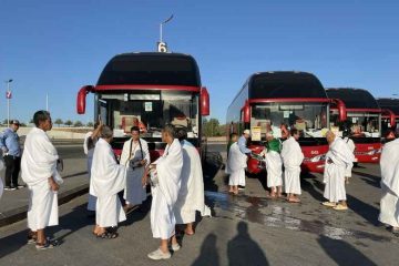 Jemaah Haji Kloter 1 Embarkasi Batam Tinggalkan Madinah Menuju Mekkah