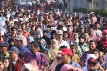 Jumlah Penduduk Indonesia Bertambah 1,4 Juta Jiwa dalam Lima Bulan