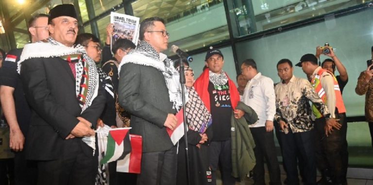 Sembilan WNI Kembali ke Indonesia Usai Ditahan Israel dalam Misi Kemanusiaan